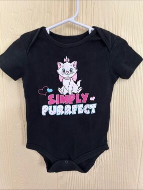 "Simply Purrfect" baby onesie